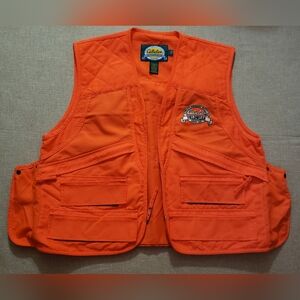 Cabelas Orange High Visibility Hunting Vest Size Large